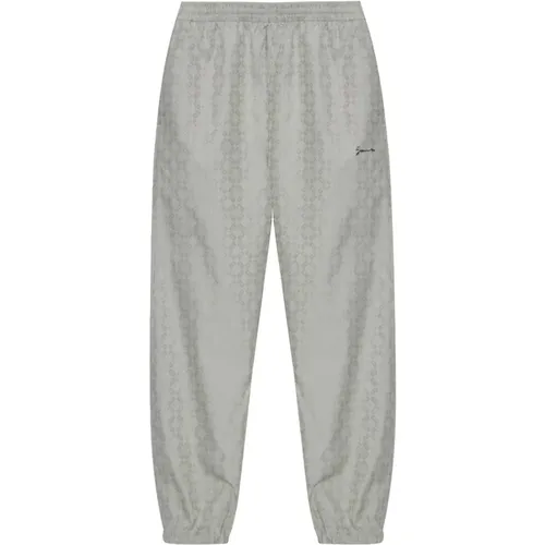 Sweatpants, male, , Size: M Grey Elasticated Waistband Trousers - Givenchy - Modalova