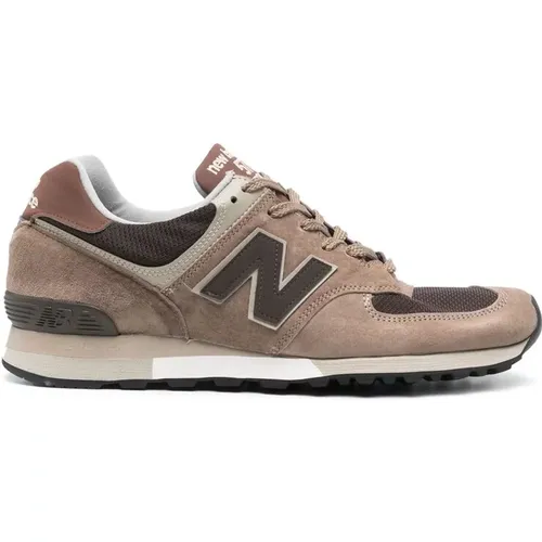 Sneakers, male, , Size: 11 US Mesh Suede Panel Sneakers - New Balance - Modalova