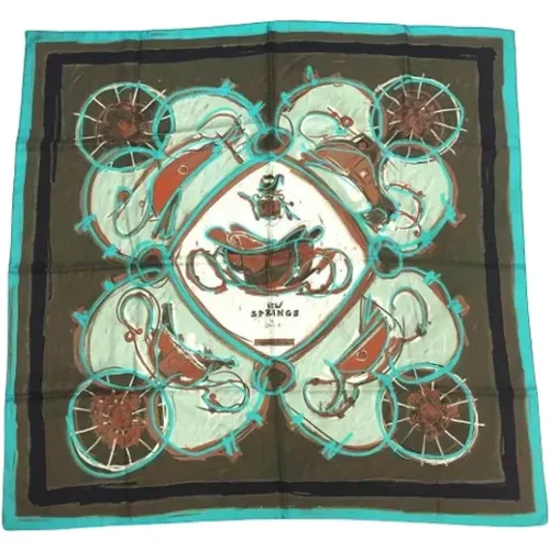 Pre-owned Scarves, female, , Size: ONE SIZE Pre-owned Silk scarves - Hermès Vintage - Modalova