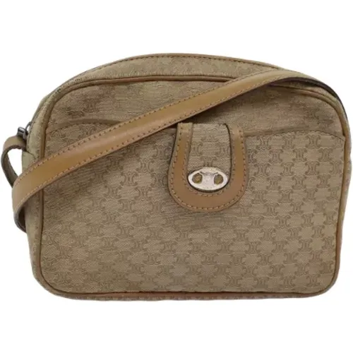 Pre-owned Cross Body Bags, female, , Size: ONE SIZE Pre-owned Canvas celine-bags - Celine Vintage - Modalova