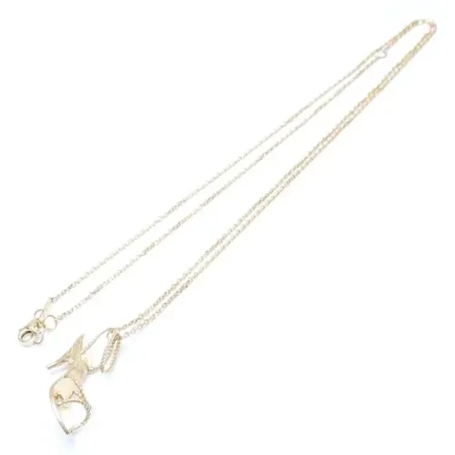 Pre-owned Jewellery, female, , Size: ONE SIZE Pre-owned Metal necklaces - Salvatore Ferragamo Pre-owned - Modalova