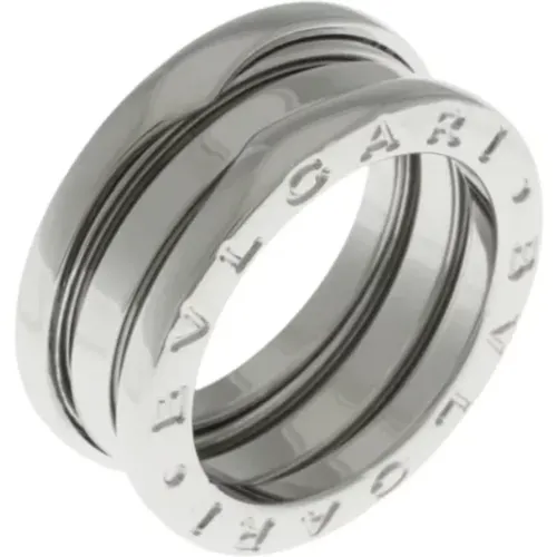 Pre-owned Jewellery, female, , Size: ONE SIZE Pre-owned White Gold rings - Bvlgari Vintage - Modalova