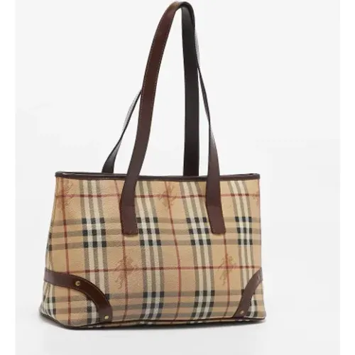 Pre-owned Tote Bags, female, , Size: ONE SIZE Pre-owned Canvas totes - Burberry Vintage - Modalova