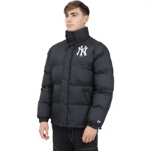 Schwarze Daunenjacke New York Yankees , Herren, Größe: XL - new era - Modalova