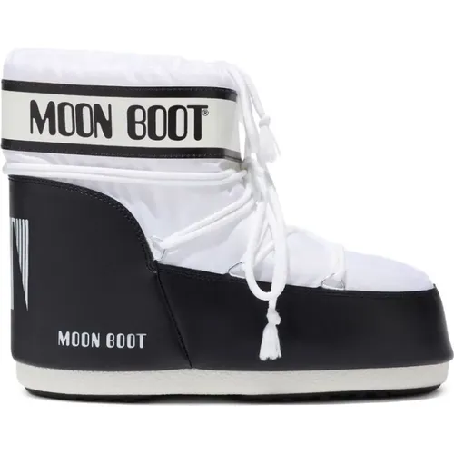 Wasserabweisende Zweifarbige Logo-Tape-Schuhe , Herren, Größe: 36 EU - moon boot - Modalova