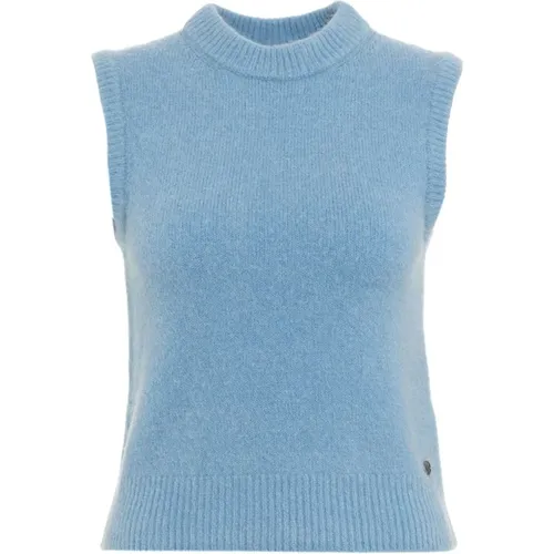 Blaue Strickware Aw24 Handwäsche , Damen, Größe: XS - Ottod'Ame - Modalova