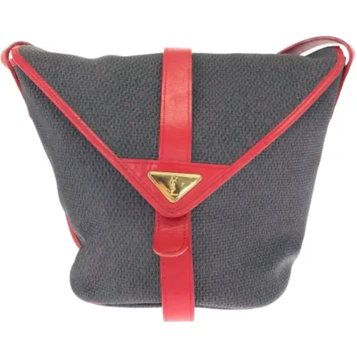 Pre-owned Cross Body Bags, female, , Size: ONE SIZE Pre-owned Canvas shoulder-bags - Yves Saint Laurent Vintage - Modalova