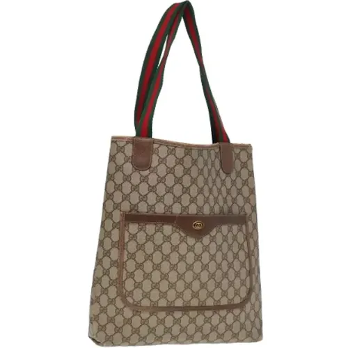 Pre-owned Tote Bags, female, , Size: ONE SIZE Pre-owned Leather gucci-bags - Gucci Vintage - Modalova