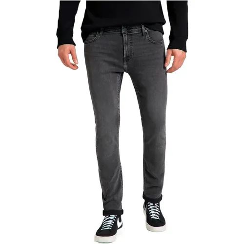 Jeans plain front and back pockets , male, Sizes: W31 - Lee - Modalova