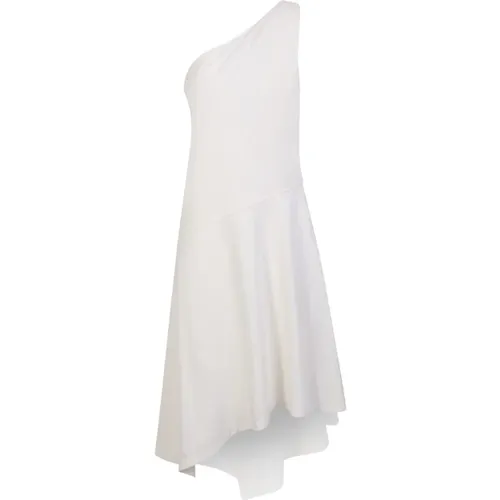 Asymmetrical Buckle Detail One-Shoulder Dress , female, Sizes: S - JW Anderson - Modalova