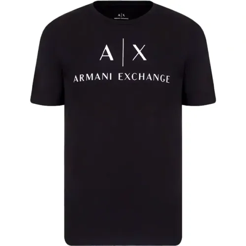 T-Shirts, male, , Size: 2XL Milano T-shirt Cotton Men - Armani Exchange - Modalova