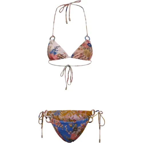 Spliced Ring Tie Bikini , Damen, Größe: M - Zimmermann - Modalova