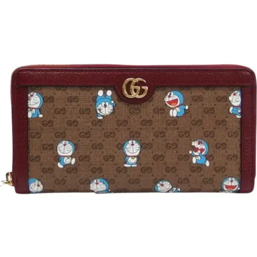 Pre-owned Coated Canvas Wallet , female, Sizes: ONE SIZE - Gucci Vintage - Modalova