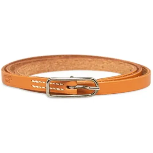 Pre-owned Jewellery, female, , Size: ONE SIZE Pre-owned Leather hermes-jewelry - Hermès Vintage - Modalova