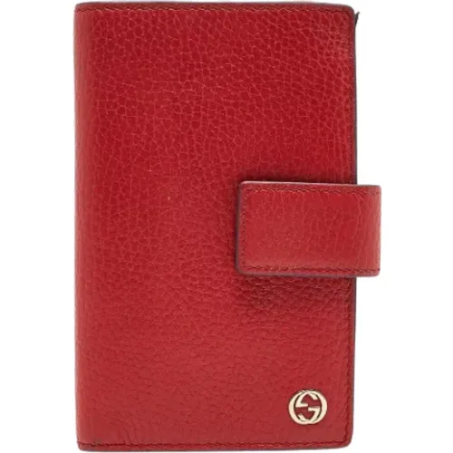 Pre-owned Wallets, female, , Size: ONE SIZE Pre-owned Leather wallets - Gucci Vintage - Modalova