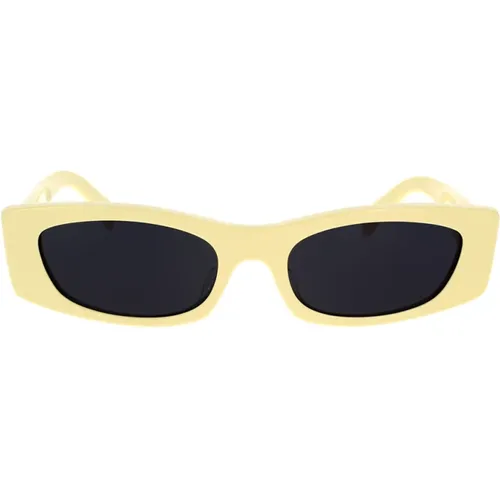 Geometric Sunglasses in Dark Grey , unisex, Sizes: 55 MM - Celine - Modalova