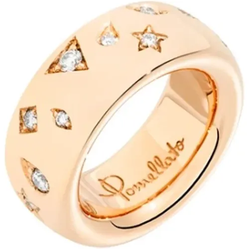Woman - Pa91060O7000Db000 - Large diamond iconic ring , female, Sizes: 54 MM - Pomellato - Modalova