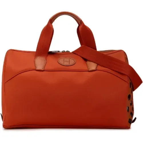 Pre-owned Canvas handbags , female, Sizes: ONE SIZE - Hermès Vintage - Modalova