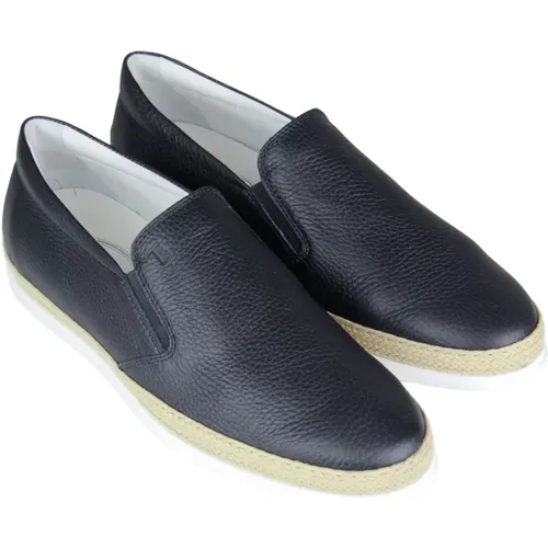 Raffia Slipper Loafers Xxm0Tv0K900Nlk , Herren, Größe: 43 EU - TOD'S - Modalova