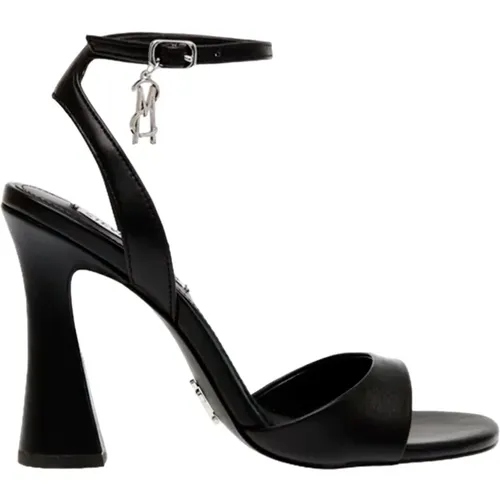 Elegant Leather High Heel Sandals , female, Sizes: 4 1/2 UK, 4 UK, 6 UK, 5 1/2 UK - Steve Madden - Modalova
