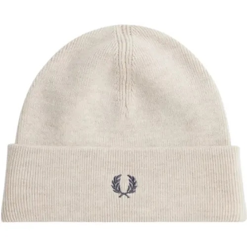 Beanies, male, , Size: ONE SIZE Stylish Hat for Men - Fred Perry - Modalova