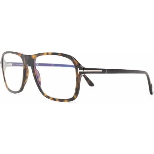 Glasses, male, , Size: 55 MM Classic Optical Frame - Tom Ford - Modalova