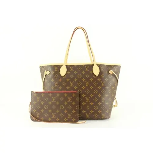 Pre-owned Tote Bags, female, , Size: ONE SIZE Neverfull MM Monogram Bag - Pre-owned - Louis Vuitton Vintage - Modalova