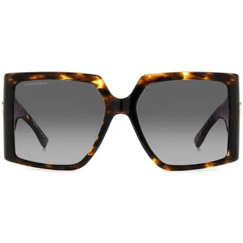 Moderne Glamour Sonnenbrille , Damen, Größe: 56 MM - Dsquared2 - Modalova