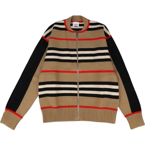 Kinder Pullover mit Reißverschluss - Burberry - Modalova