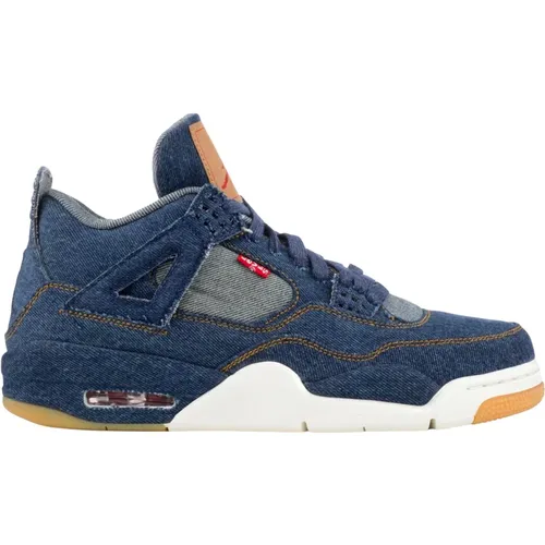 Limited Edition Retro Levis Denim Shoes , male, Sizes: 11 1/2 UK, 8 1/2 UK, 9 UK, 13 UK, 12 UK, 8 UK, 6 1/2 UK, 7 UK, 6 UK, 11 UK, 13 1/2 UK, 10 1/2 U - Nike - Modalova