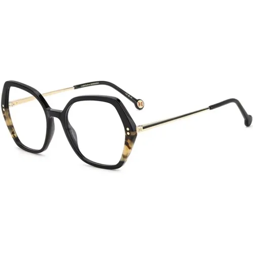 Schwarze Havana Rahmen Brille - Carolina Herrera - Modalova