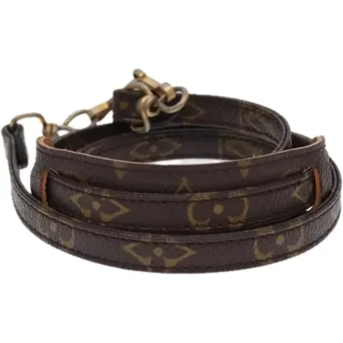 Pre-owned Canvas belts , female, Sizes: ONE SIZE - Louis Vuitton Vintage - Modalova