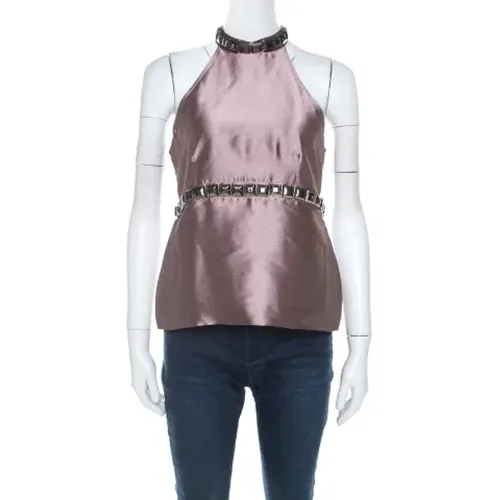 Pre-owned Tops, female, , Size: S Pre-owned Satin tops - Burberry Vintage - Modalova