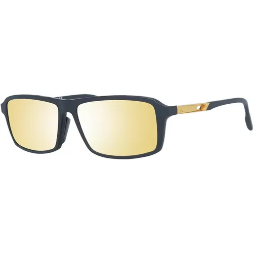 Schwarze Herren-Sonnenbrille mit verspiegelten Gläsern - Adidas - Modalova
