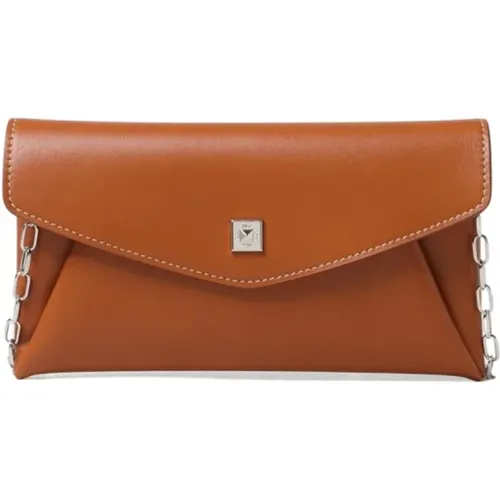 Cross Body Bags, female, , Size: ONE SIZE Leather Crossbody Envelope Bag - Max Mara - Modalova
