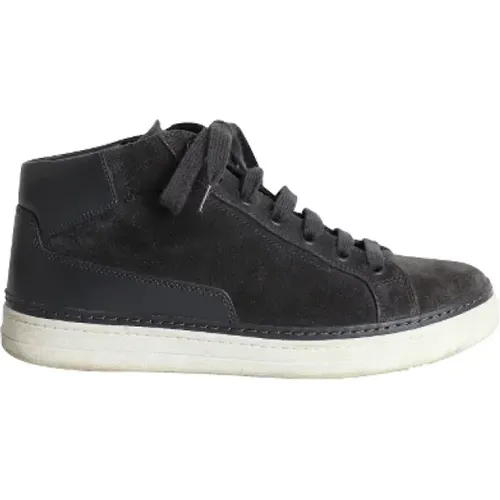 Pre-owned Sneakers, male, , Size: 7 1/2 US Pre-owned Suede sneakers - Prada Vintage - Modalova