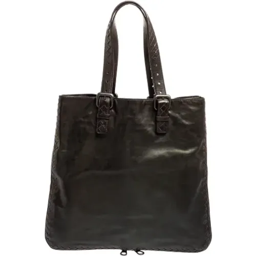 Pre-owned Tote Bags, female, , Size: ONE SIZE Pre-owned Leather totes - Bottega Veneta Vintage - Modalova