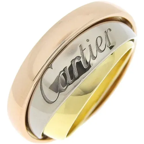 Pre-owned Jewellery, female, , Size: ONE SIZE Pre-owned Gold rings - Cartier Vintage - Modalova