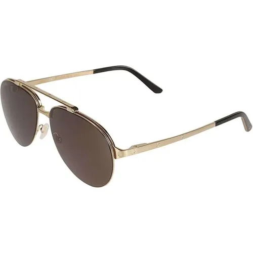 Stylish Sunglasses for Chic Look , unisex, Sizes: ONE SIZE - Cartier - Modalova