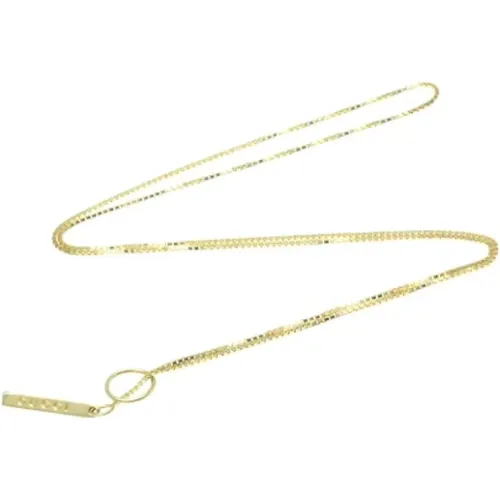 Pre-owned Jewellery, female, , Size: ONE SIZE Pre-owned Gold necklaces - Gucci Vintage - Modalova