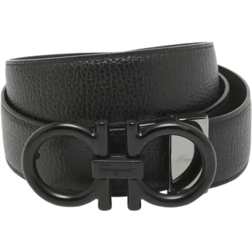 Pre-owned Leather belts , male, Sizes: ONE SIZE - Salvatore Ferragamo Pre-owned - Modalova