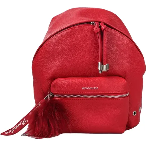 Leder Kinder Rucksack Monnalisa - Monnalisa - Modalova