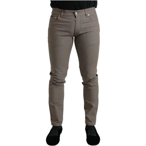 Slim-fit Jeans , Herren, Größe: M - Dolce & Gabbana - Modalova