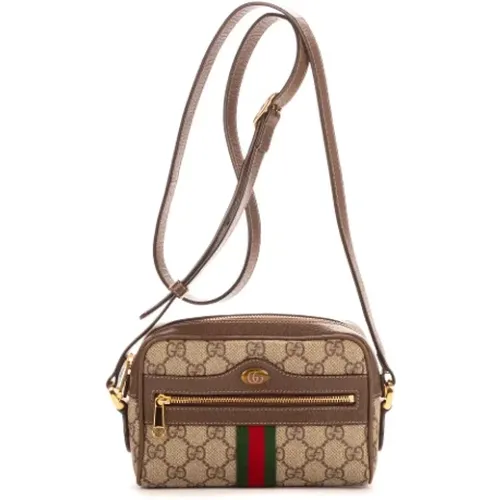 Pre-owned Coated canvas crossbody-bags , female, Sizes: ONE SIZE - Gucci Vintage - Modalova