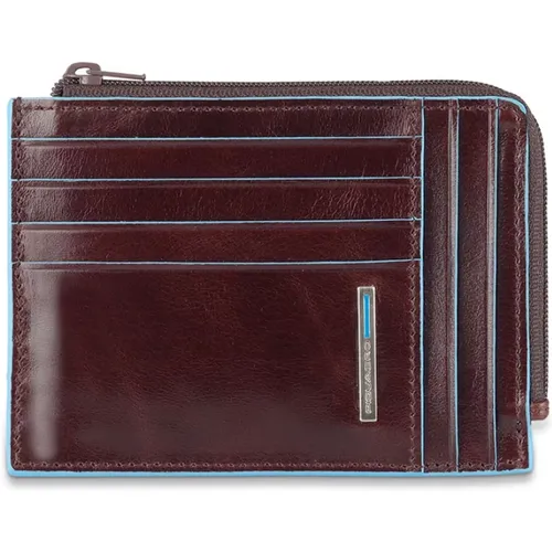 Dark Wallet with Card Slots , male, Sizes: ONE SIZE - Piquadro - Modalova