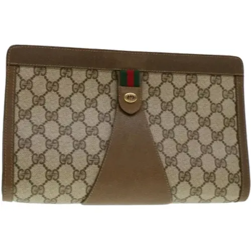 Pre-owned Canvas gucci-bags , female, Sizes: ONE SIZE - Gucci Vintage - Modalova