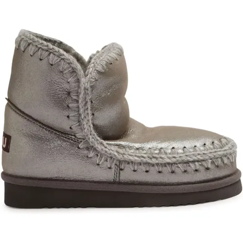 Grey Winter Boots , female, Sizes: 5 UK, 4 UK, 3 UK, 7 UK, 8 UK - Mou - Modalova