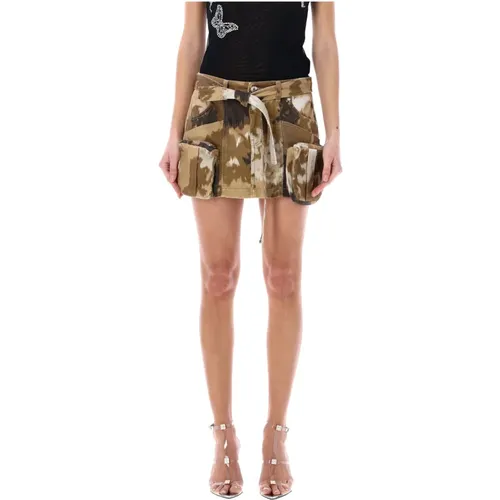 Short Shorts, female, , Size: S Womens Clothing Skirts Camouflage Ss24 - Blumarine - Modalova