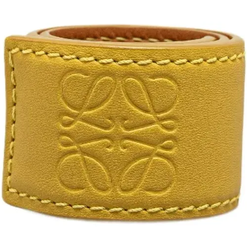 Pre-owned Jewellery, female, , Size: ONE SIZE Pre-owned Leather bracelets - Loewe Pre-owned - Modalova