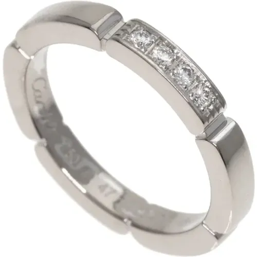 Pre-owned White Gold rings , female, Sizes: ONE SIZE - Cartier Vintage - Modalova